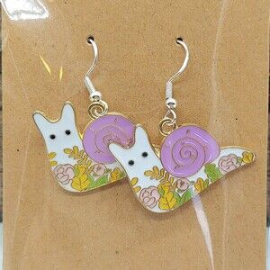 Garden Snail Earrings